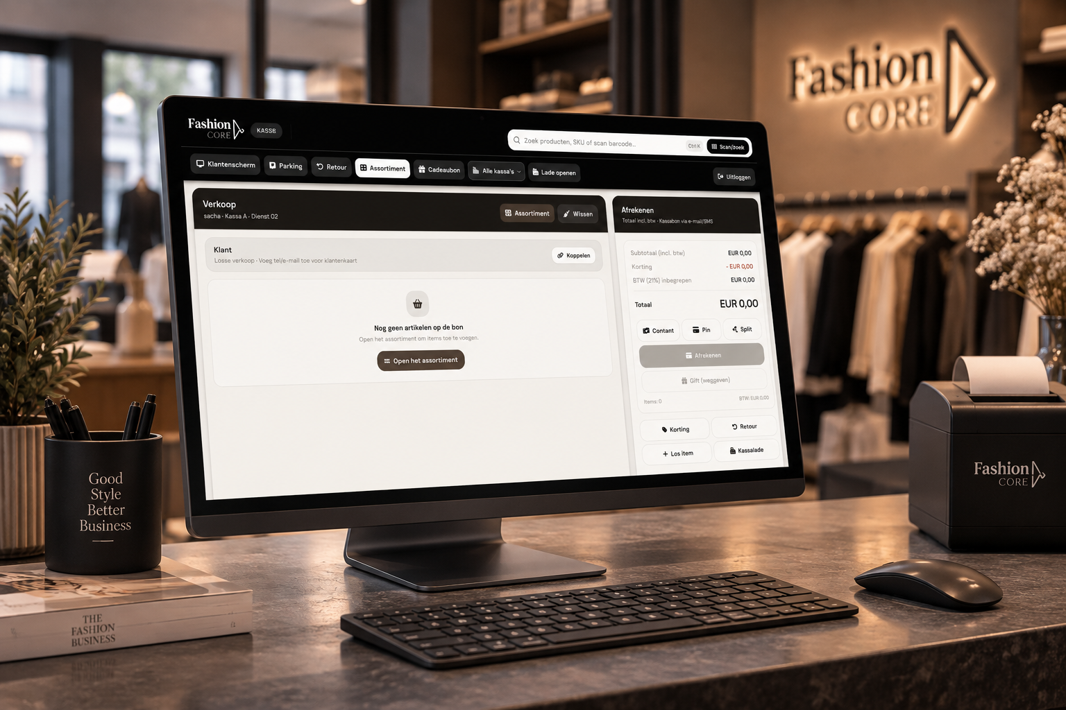 Fashion Core Software kmo retail kleding fashion AI